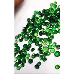 247ชิ้นของ tsavorite ธรรมชาติ3มม. 4มม. รอบ Facet 45 CTS ล็อต iroc ขายสีเขียว tsavorite อัญมณีหลวมตัดเรา $360 - Product Image 1