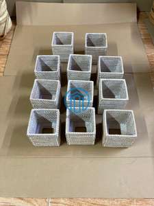 Cubierta de caja de pañuelos de ratán cuadrado, soporte de jacinto de agua Natural tejido a mano para decoración de hogar, Hotel y oficina - Product Image 5