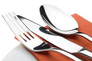 Juego de Cubiertos de acero inoxidable con logotipo personalizado, regalo de boda, espejo, cuchillo dorado, cuchara, tenedor, juego de cubiertos con caja de regalo - Product Image 5