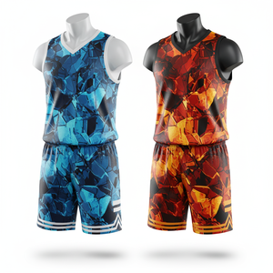 Uniforme de basket-ball entièrement sublimé 2026 |   Tissu respirant |   Faible MOQ en gros - Product Image 2