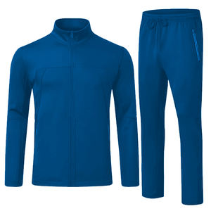 <b>Men's</b> Fleece Hoodie <b>Jogger</b> Set Zipper Tracksuit in Solid Color with DTF DTG Screen and Digital Printing Sublimation - Product Image 1