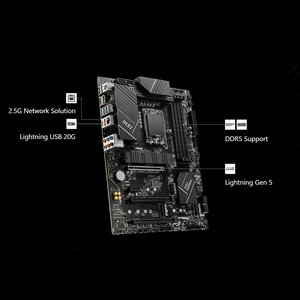 Carte mère de jeu <span class=keywords><strong>MSI</strong></span> PRO Z790-P II Z790 256 Go DDR5 <span class=keywords><strong>PC</strong></span> LGA 1700 pour Intel DDR5 - Product Image 6