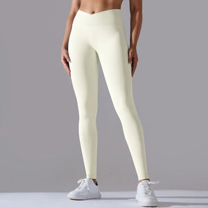 High Quality Women's Yoga Pants <b>Leggings</b> Set New Arrival High Waist Hip Lifting Fitness Clothing Sporty Wholesale High <b>Leggings</b> - Product Image 5