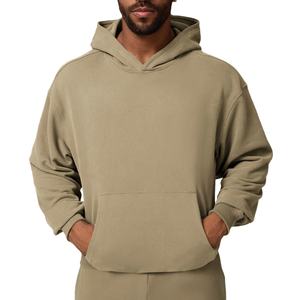 Algodón de alta calidad Hombres Peso pesado Oversize Streetwear Pullover Estilo Logotipo personalizado Transpirable Imprimir Sudadera con capucha - Product Image 1