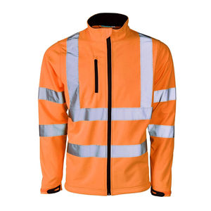 Vêtement de travail haute visibilité pour adultes, veste de sécurité à manches longues, vêtements d'hiver, imperméable, coupe-vent, veste de sécurité réfléchissante pour hommes - Product Image 1