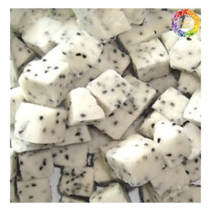 Pitaya roja congelada para alimentos y bebidas, cubos de fruta de dragón IQF congelados dulces 20x20mm, fruta de dragón congelada rápida IQF para jugo - Product Image 5