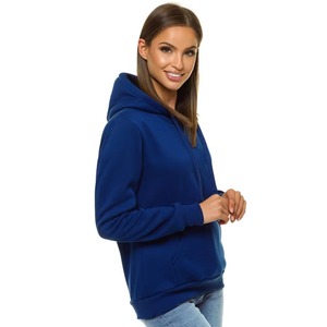 Vente en gros de sweats à capuche vierges pour femmes sweat à capuche tricoté de haute qualité avec impression personnalisée et poches kangourou pour l'hiver - Product Image 3