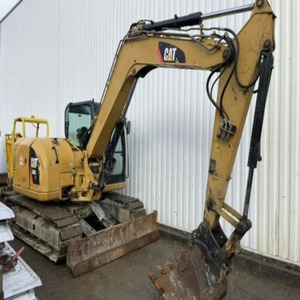 รถขุดขนาดเล็ก CAT 308E2 CR น้ำหนัก 8.5 ตัน พร้อมบุ้งกี๋ 3 ใบ รถขุดไฮดรอลิกแบบกะทัดรัด รถขุดขนาดเล็กสำหรับขาย - Product Image 1