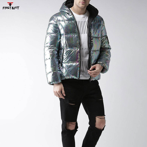 Popular Design Latest Quality High Street <b>Long</b> Canvas Stand Collar Zipper Front Logo Winter Puffer <b>Jacket</b> <b>for</b> <b>Men</b> - Product Image 4