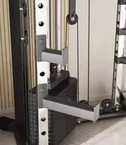 อุปกรณ์ออกกำลังกายอเนกประสงค์สำหรับใช้ในบ้านและเชิงพาณิชย์ พร้อมฟังก์ชั่นครบครัน ที่ดึงข้อ ท่าสควอท สายเคเบิลแร็ค และตุ้มถ่วงน้ำหนัก 45 กก. - Product Image 3