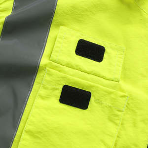 Chaleco de seguridad sin mangas de alta visibilidad con cinta reflectante para trabajadores de la construcción y exteriores - Product Image 6