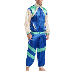 Produits les plus vendus ensemble de survêtements coupe-vent avec logo personnalisé ensemble de survêtements deux pièces pour hommes coupe-vent Streetwear - Product Image 3