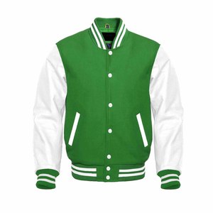 Veste universitaire à manches raglan design personnalisé OEM Veste de baseball d'extérieur Letterman vintage style collège pour homme - Product Image 5