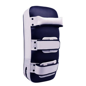 Escudo de patada de cuero ligero de alta calidad para boxeo MMA, vendedor superior impermeable con diseño de logotipo personalizado para equipos de Karate - Product Image 2