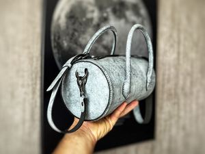 <b>Leather</b> Fashion Shoulder Boston Bag Ladies Handbag <b>Purse</b> For Women Cylindrical Makeup Bag LCYB-0068 - Product Image 3