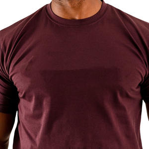 Camiseta de algodón 100% para hombre, manga corta, cuello redondo, suave y cómoda para gimnasio deportivo, venta en línea, precio bajo - Product Image 4