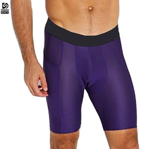 Pakistan Made High Quality <b>Men</b> <b>Compression</b> <b>Shorts</b> with Elastic Waist Quick Dry & Breathable Fabric-Private Label for Adults - Product Image 1