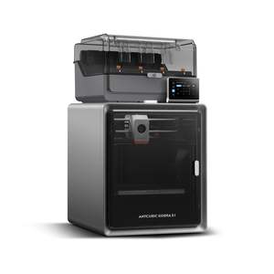 เครื่องพิมพ์สามมิติ Anycubic Kobra S1 ACE 2 Pro Combo ขนาดพื้นที่พิมพ์ 250*250*250 มม. พร้อมแท่นพิมพ์แบบมีระบบทำความร้อน เชื่อมต่อผ่าน USB รองรับเส้นพลาสติก PLA สำหรับงานสร้างต้นแบบ - Product Image 1