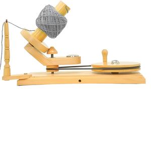 Enrollador de bolas de hilo de madera de haya moderno, esmalte de cera Natural portátil para tejer y ganchillo, estilo de moda de 3mm de espesor para costura - Product Image 3