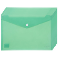 Porte-documents en plastique PP économique Comix A4 A3 avec bouton