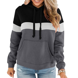 Pull à capuche tricoté imprimé pour femme, personnalisable avec logo, décontracté, hiver, design uni, vente en gros, 100 % coton – Meilleures ventes - Product Image 5