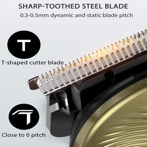 Recortadora de Pelo Profesional para Hombre y Afeitadora Eléctrica para Barba, Inalámbrica con Pantalla LCD para el Cuidado Facial - Product Image 6