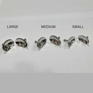 Surgical Stainless Steel Corneal <b>Eye</b> Shield with Chemical Resistant Full-Frame Design for Laser <b>Protection</b> - Product Image 4