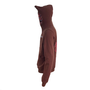Nouveau design de veste personnalisée à imprimé bouffant pour hommes sweat à capuche zippé avec visage intégral sweats à capuche imprimés en mousse avec broderie à capuche - Product Image 2