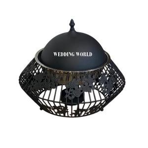 Olla de acero inoxidable de doble pared con acabado de madera Última llegada Calentador de alimentos de lujo Cazuela de diseñador de la mejor calidad - Product Image 6