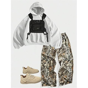 Sudadera con Capucha de Invierno para Mujer 2025/2026, Tela Personalizada, Transpirable, de Secado Rápido, Antiencogimiento, Diseño Informal, Mangas Completas, Bolsillos - Product Image 4