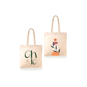 กระเป๋าผ้าคอตตอนแท้พิมพ์ลาย100% สำหรับใช้ในสำนักงานหรือช้อปปิ้ง - Product Image 2