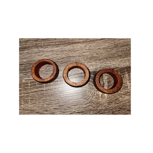 Servilleteros de madera ecológicos, mesa de cena, cumpleaños hechos a mano decorativos, servilletero redondo, regalo - Product Image 3