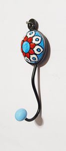 Heavy Duty Wall Mounted <b>Coat</b> <b>Hooks</b> Ceramic Bathroom Towel <b>Hooks</b> with Painted Finished for Clothes and Hat Hanger - Product Image 3