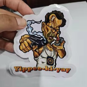 Style de bande dessinée personnalisé par autocollants décoratifs de vinyle UV-sûr durable d'Eco pour l'image de marque d'affaires - Product Image 2