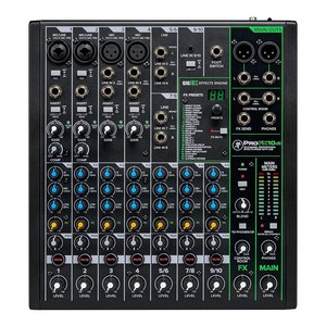 Mezclador profesional Profx10v3 de 10 canales con motor de efectos USB, mezclador de audio para sonido en vivo y grabación - Product Image 1