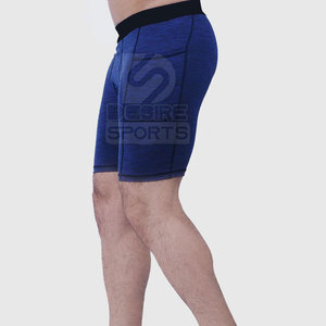 Shorts de compression pour hommes, couleur unie, best-seller, respirants, écologiques, en toile, sur mesure, de haute qualité - Product Image 5