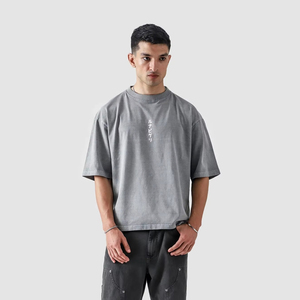 Camiseta deportiva de motor con paneles de gran tamaño para hombre de alta calidad, hombro caído, transpirable, 100% algodón, hecho en Pakistan Haus Industries - Product Image 1