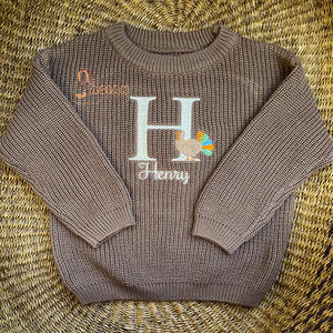 Cute Kids Baby Girls 100% algodón transfronterizo Otoño e Invierno cárdigan suéter suelto ajuste estilo caliente - Product Image 1