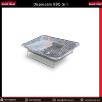 Barbecue instantané jetable en aluminium à prix réduit, charbon de bois à combustion unique, 120 minutes de combustion, dispositif de sécurité flamme pour