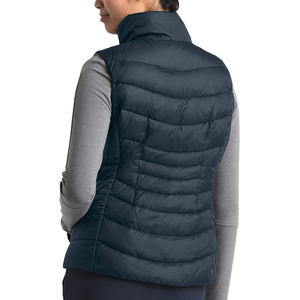 Gilets d'hiver rembourrés pour dames Vêtements matelassés personnalisables chauds Slim Long Down Winter Jackets Women Puffer Vests Coats - Product Image 3