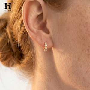 Luxury Bezel-Set Diamond Huggie Earrings – 14k Gold with Certified Diamonds – Fine Jewelry Manufacture - Product Image 2