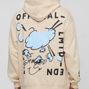 Hoodies d'impression bouffants en coton mélangé confortables à bas quantité minimale de commande Design personnalisé pour l'hiver en plein air en vente - Product Image 3