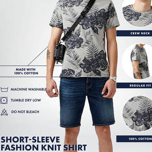 เสื้อยืดผู้ชายแขนสั้นสำหรับฤดูร้อน แบรนด์ส่วนตัว คอกลม ผลิตตามสั่ง - Product Image 4