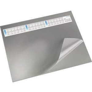 Bloc-notes Durella DS 53 x 40 cm en plastique gris RUNNER avec superposition en feuille métallisée - Product Image 1