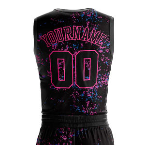 Camiseta de Baloncesto Personalizada con Estampado Digital por Sublimación y Bordado, Malla de Poliéster, Uniformes Reversibles de Baloncesto para Adultos y Jóvenes - Product Image 6