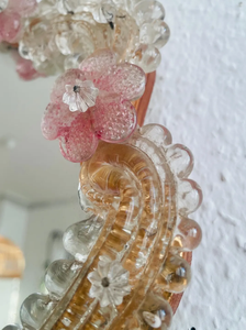 Miroir Vénitien Vintage en Verre de Murano Années 1960, Panneaux de Miroir Mural Décoratif Personnalisé - Product Image 5