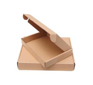 Eco-Friendly Custom Printed Kraft Brown Paper Mailer Corrugated Boxes for T-shir Packing