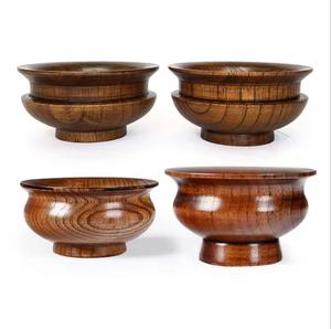 Hermoso cuenco japonés de madera natural para la decoración del hogar - Product Image 4