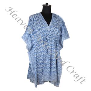 Kaftan de diseño exclusivo para mujer listo para usar, Kaftan sexy con estilo, estampado bohemio, ropa de playa, Kaftan corto a precio de venta al por mayor - Product Image 5