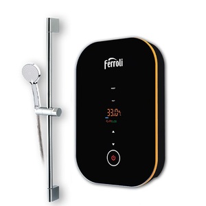 AMORE-Calentador de agua caliente de vidrio templado resistente a impactos de lujo, sin tanque, 4500W, montado en la pared, para uso doméstico, OEM - Product Image 2